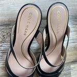 Cole Haan Black Vandam Mules Kitten Heels Shoes Size 6.5 Photo 2