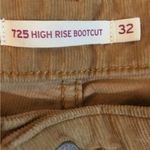 Levi's 725 HIGH RISE GOLDEN VELVET STRETCH FLARE Photo 6