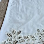 Solitaire Swim White Cover Up With Crochet Details   Size Medium Photo 6