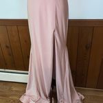 Gorgeous New Cynthia & Sahar Toasted Sugar Luxe Satin Stretch Gown! Size L Photo 2