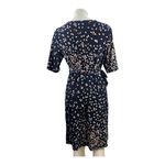 Motherhood  Blue Sheath Midi Dress V-Neck Short Sleeve Size L Photo 4