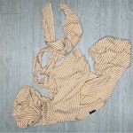 Maac London hull tie wrap shirt with puff sleeves and long wrap ribbon cotton m White Size M Photo 7