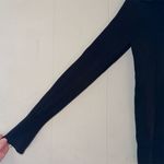 J. Crew Women's Black Ruffle Turtleneck Merino Wool Sweater Long Sleeve Size XS Photo 2