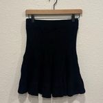 Free People NWT  solid gold black ribbed skirt Photo 1