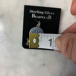 NEW Boyds Bearwear Sterling Silver Small Paw Coin Charm Pendant 925 Photo 4