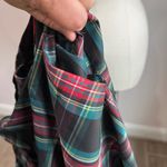 Tuckernuck  Tartan Plaid Mini Dress Holiday Party Christmas Winter Shirt Dress XL Photo 9