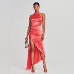 RETROFETE Sabrina Dress In Coral Pink Size XS Photo 3