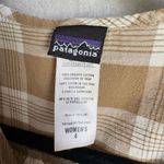 Patagonia Sleeveless Plaid Organic Cotton Blouse Size 4 Olive Casual Photo 3