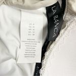 La Blanca NWT High Neck Tummy Control One Piece Swimsuit Burch Gray Ivory Size 6 Photo 11