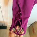 Nwt C9 by Champion Grape Vine Lace Up Cropped Active Leggings Purple Photo 4