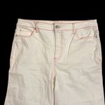 Nicole Miller  ivory denim with red stitching - brand new Photo 2