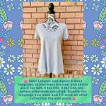 LuLaRoe NWOT  Light Gray Perfect T Size Small Photo 1