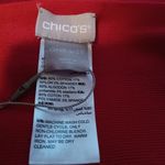 Chicos Reversible Travel Wrap-One Size-4 Way Wear-Lightweight-Red-Burgundy-NEW Photo 7