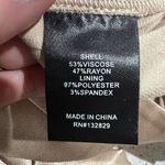 NBD Size XS Harmony Pant Satin Champagne Tuxedo Stripe Straight Leg High Rise Photo 11