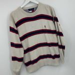 Tommy Hilfiger Vintage Style Dad Sweater Size Medium Striped Streetwear Photo 1