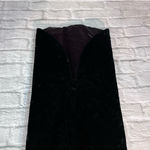 Jessica McClintock Vintage 1986  Women’s 24” Black Velvet Pencil Midi Skirt Photo 5