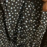 Madewell Seamed Long-Sleeve Mini Dress in Ditsy Floral Blue Square Neck Photo 5