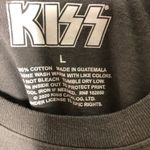 Kiss gray graphic band short sleeve cotton t Photo 2