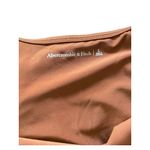 Abercrombie & Fitch Twist Cutout Sleeveless Bodysuit Rust Brown Size L Boho Cute Photo 4