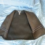 Telluride Clothing Company Wool Blend zip up vest size Small Brown Photo 12