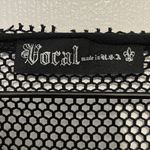Vocal  Women’s Black Mesh Half Sleeve Tee Size XL Photo 2