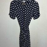 NWOT Whistles‎ Dark Blue Printed Dress Size 4 Photo 0