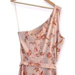 Antonio Melani  Carlos One Shoulder Pink Floral Jumpsuit Size 10 NEW Photo 9