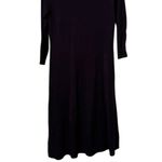 Jones New York Women Size Small Long Sleeved Knitted Sweater Midi Dress Purple Photo 1