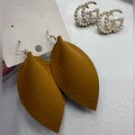 🤎✨Rose Gold Fabric Earrings✨🤎 Brown Photo 2