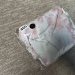 Lucky Brand  Pink and White Tie-Dye Cropped Hoodie Photo 12