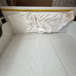 Fantastic Fawn  Lace Eyelet Button Shirt White Women Size L Boho Western Puffy Photo 6