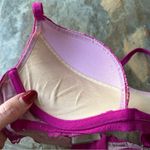 Victoria's Secret  BioFit Push Up Bra Pink Lace Women's Size 34A Photo 6