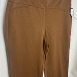 Charter Club Womens 4 Copper Cognac Tummy Control Skinny Leg Pants NWT Brown Photo 0