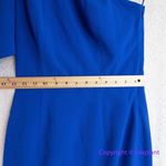 Dress the Population New!  Tiffany One Shoulder Midi Dress Electric Blue, size S‎ Photo 7