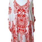 Show Me Your Mumu Peta Boo Tunic Top Dress Red White Small Oversized Artsy Boho Photo 4