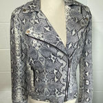 Liverpool Jeans Company Liverpool Los Angeles Python Print Moto Jacket Photo 0