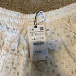 ZARA NWT  Eyelet White Skirt Photo 3