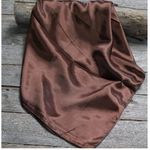 Wild Rag Scarf Brown Solid 35" X 35" Western Cowgirl Photo 1
