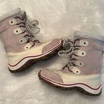 Pajar Canada snow boots woman’s 7-7.5 waterproof suede leather trim winter Photo 0