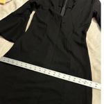 Amanda Uprichard Fresno Mini Dress Women's Small Black Bell Sleeves A-Line RTR Photo 10