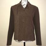 Norton Mcnaughton STRETCH BROWN JACKET SIZE 6 Photo 0