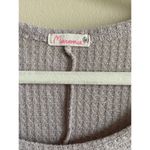 Revolve Maronie lilac purple cold shoulder waffle knit long sleeve shirt Purple Size undefined Photo 2