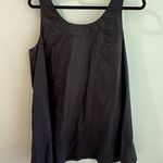 J.Crew  Patti Black Scoop Neck Cotton Poplin Shift Dress Large Photo 0