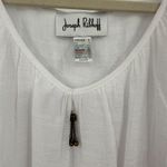 Joseph Ribkoff  Blouse Top Women's 2 White Ruffle Hemline 3/4 Sleeve Pullover‎ Photo 3