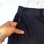 Eileen Fisher Jersey Viscose Cropped Crepe Wide Leg Pants Black Large Photo 3