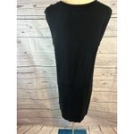 Missoni  for Target Black Zig Zag Gold Stripe Shift Sweater Dress L Photo 4