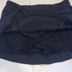Athleta Athlete tennis skirt 8 black reflective shorts mini elastic waist pockets Photo 12