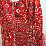 Abel the label Lola Women Size L Midi Dress Button Front Ruffle Hi Lo Hem Cutout Photo 3