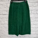 Vintage Bobbie Brooks Wool Tweed Skirt Christmas Green Size S Pencil Midi Photo 3