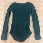 Rubbish  Green Half Button Top Photo 1